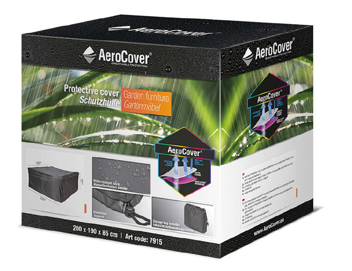 AeroCover Atmungsaktive Schutzhülle für Sitzgruppen 200x190x85 cm
